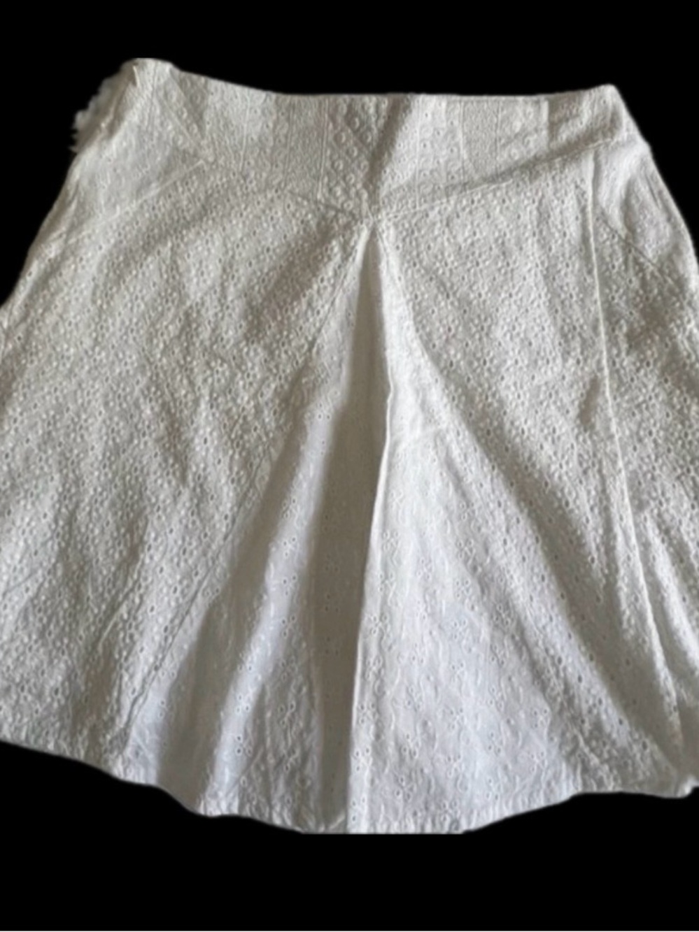 Lauren Ralph Lauren Womens White Eyelet Flared
Skirt NWT Size 12P